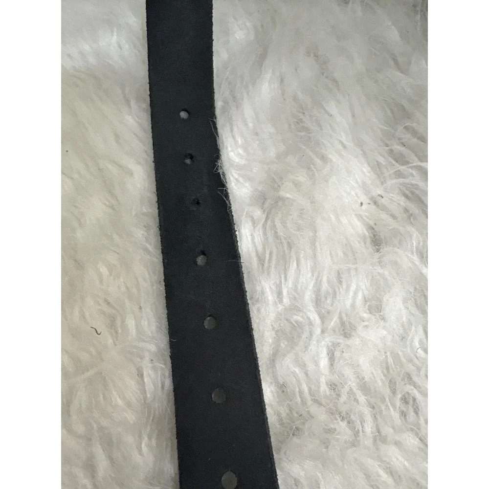 Boston Leather 6601 Mens Black Leather Uniform Belt USA Made USPS Approved 36